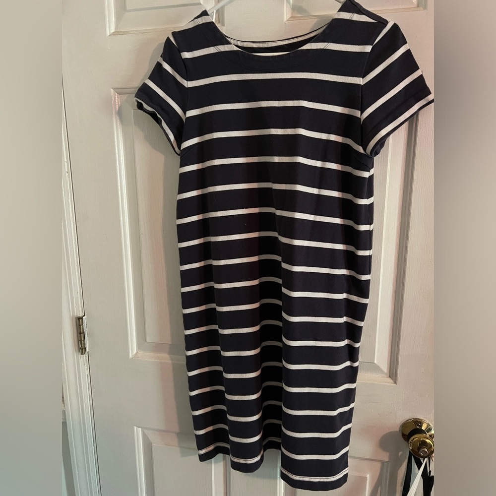 Navy/White Striped Gap Medium Dress